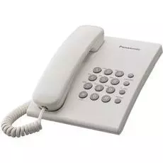 Телефон проводной Panasonic KX-TS2350RUW