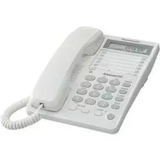 Телефон проводной Panasonic KX-TS2362RUW