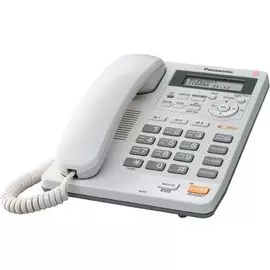 Телефон проводной Panasonic KX-TS2570RUW