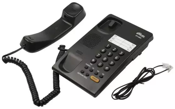 Телефон проводной Ritmix RT-330 15118350 черный
