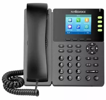 Телефон SIP Flying Voice FIP13G IP телефон, цветной дисплей 2.8" , 320x240, 2xEthernet 10/100/1000, 4 аккаунта SIP, WI-FI, Poe, блок питания
