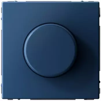 Светорегулятор Systeme Electric GAL001123 ArtGallery поворотно-нажимной LED, RC, 400Вт, механизм, Аквамарин
