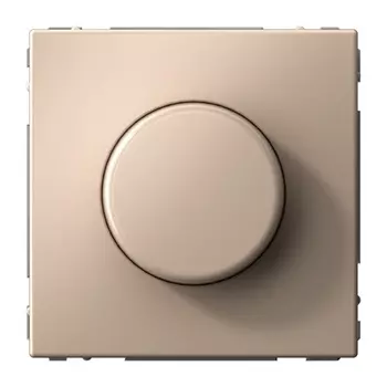 Светорегулятор Systeme Electric GAL001223 ArtGallery поворотно-нажимной LED, RC, 400Вт, механизм, Песочный