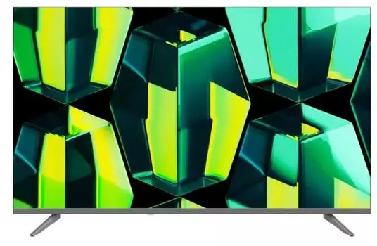 Телевизор Sber SDX-43U4014 LED 43" Салют ТВ серебристый 4K Ultra HD 60Hz DVB-T DVB-T2 DVB-C DVB-S DVB-S2 USB WiFi Smart TV