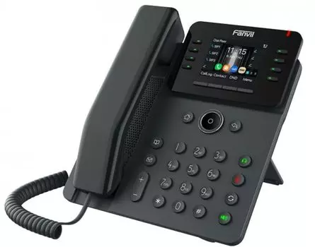 Телефон VoiceIP Fanvil V62G 6 линий SIP, 2х10/100/1000, 2,8" цветной дисплей, 15 DSS клавиш