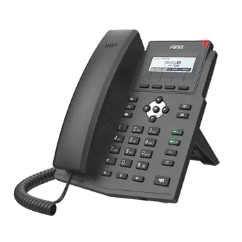 Телефон VoiceIP Fanvil X1S 2xEthernet 10/100, LCD 148x48, 2 аккаунта SIP, G722, Opus, Ipv-6, порт для гарнитуры, книга на 1000 записей,блок питания