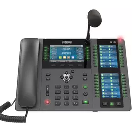 Телефон VoiceIP Fanvil X210i 2х10/100/1000, 20 SIP линий, 3 дисплея, 116 DSS клавиш, телефонная книга 2000 записей, микрофон
