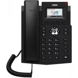 Телефон VoiceIP Fanvil X3SG Lite 2xEthernet 10/100/1000, 2 SIP аккаунта, HD аудио, цветной дисплей 2,3”, запись на 1000 абонентов, 6-я сторонняя конфе