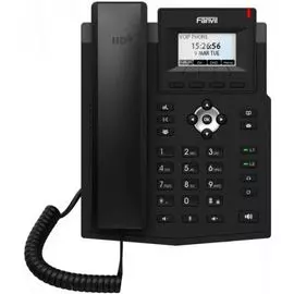 Телефон VoiceIP Fanvil X3SP Lite 2xEthernet 10/100, 2 SIP линии, HD аудио, цветной дисплей 2,3”, порт для гарнитуры, книга на 1000 записей, 6-я сторон