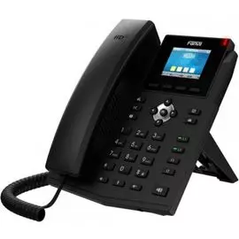 Телефон VoiceIP Fanvil X3SP Pro 2xEthernet 10/100, 4 SIP линии, HD аудио, цветной дисплей 2,4”, порт для гарнитуры, книга на 1000 записей, 6-я сторонн