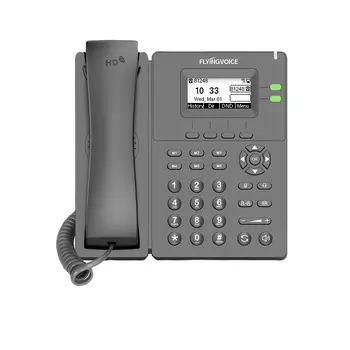 Телефон VoiceIP Flying Voice P20 IP телефон, 2xEthernet 10/100, LCD 2.3'' 132x64,2.4GHz Wi-Fi, 2 аккаунта SIP, G722, Opus, Ipv-6, порт для гарнитуры,