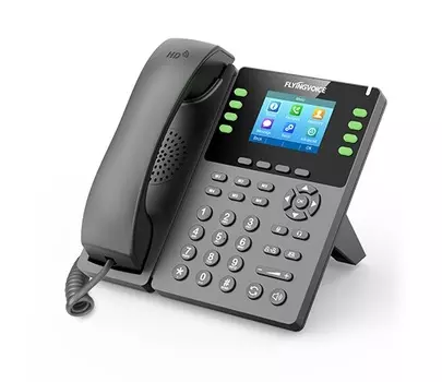 Телефон VoiceIP Flying Voice P23GW IP телефон, 2xEthernet 10/100/1000,2.4GHz Wi-Fi LCD 320x240, 8 аккаунтов SIP, G722, Opus, Ipv-6, порт для гарнитуры