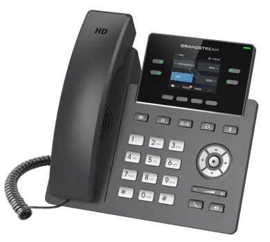 Телефон VoiceIP Grandstream GRP-2612 2 SIP аккаунта, 2хEthernet 10/100, дисплей 2,4" цветной (320х240), книга на 1000 контактов
