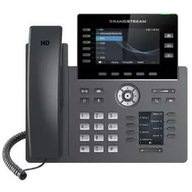 Телефон VoiceIP Grandstream GRP-2616 6 SIP аккаунтов, 6 линий 2хEthernet 10/100/1000, основной дисплей цветно 4,3", второй дисплей 2,4", книга на 2000