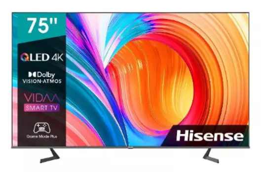 Телевизор Hisense 75A7GQ черный, 4K UHD, DVB-T, DVB-T2, DVB-C, DVB-S, DVB-S2, SMART TV, WiFi, BT, HDR