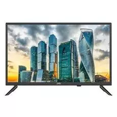 Телевизор JVC LT-24M480 черный/24"/HD 1366x768/DVB-C/DVB-T/DVB-T2/слот CI/PCMCIA/200кд.м/3000:1/угол обзора 160*150/2 HDMI/1 USB/VESA 100*100мм