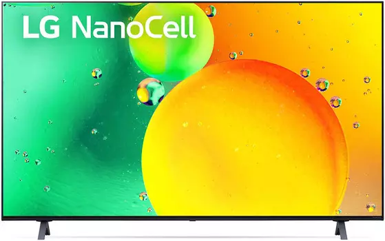 Телевизор LED LG 43NANO756QA черный/Ultra HD/60Hz/DVB-T/DVB-T2/DVB-C/DVB-S/DVB-S2/USB/WiFi/ВТ/Smart TV