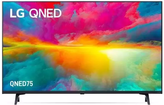 Телевизор LG 43QNED756RA.ARUB 43", черный титан, 3840x2160, 16:9 (DVB-T DVB-T2 DVB-C DVB-S DVB-S2),