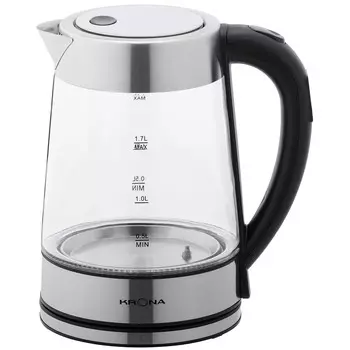 Электрочайник KRONA Digitaler Glas Licht 1,7л