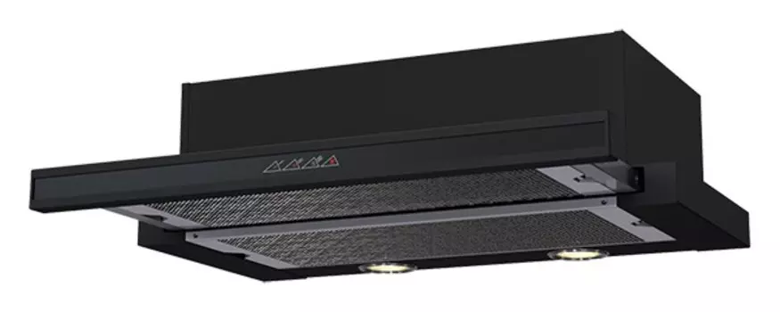 Вытяжка телескопическая KRONA KAMILLA sensor 600 black (2 мотора)