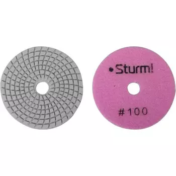 АГШК Sturm 100мм №100 мокрое шлифование 9012-W100-100