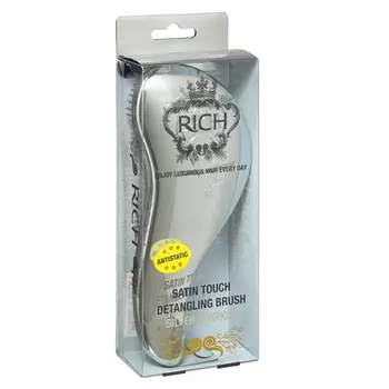 RICH, Щетка для волос, серебряная