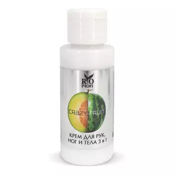 Rio Profi, Крем для тела 3 в 1 Crazy Fruit, арбуз и дыня, 50 мл