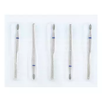 Planet Nails, Фреза алмазная почковидная, 1,8 мм, 5 шт/уп