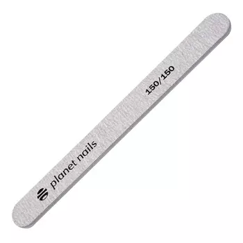 Planet Nails, Пилка стандартная, зебра, 150/150