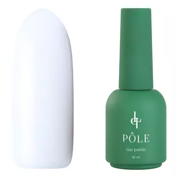 POLE, Гель-лак «Роскошь» Inspired by France №130, Классический белый
