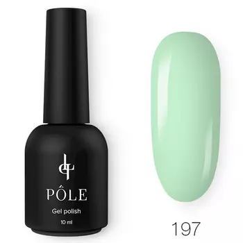 POLE, Гель-лак «Роскошь» Inspired by France №197, Фисташковый пралине