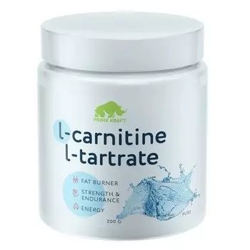 Prime Kraft, L-Сarnitine L-Tartrate, без вкуса, 200 г