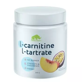 Prime Kraft, L-Сarnitine L-Tartrate «Персик-маракуйя», 200 г