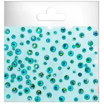 Puf, Стразы стеклянные Crystal Mix AB Blue, 400 шт.