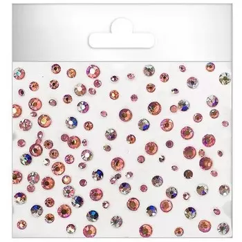 Puf, Стразы стеклянные Crystal Mix AB Peach, 400 шт.
