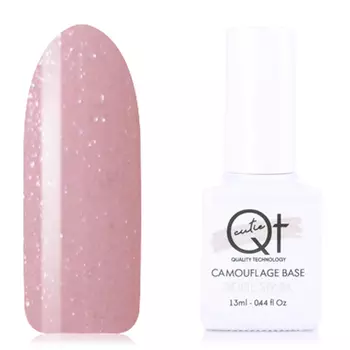 QT, База для гель-лака Camouflage №3, Beige Spark
