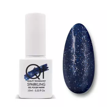QT, Гель-лак Sparkling №008