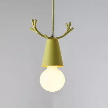 Подвесной светильник для детской рога Deer One Желтый ImperiumLoft Deer-One01 (178110-26)