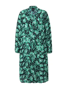 Платье до колена Ulla Popken Hemdblusenkleid, черный