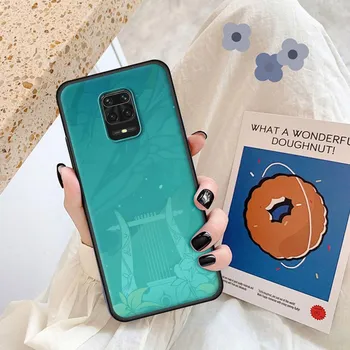 Чехол для смартфона Movil для Xiaomi Redmi Note 9S 9 8 10 Pro, черный мягкий 9T 9C 9A, стильный силиконовый чехол для телефона Genshin Impact Lcon Redmi 7A