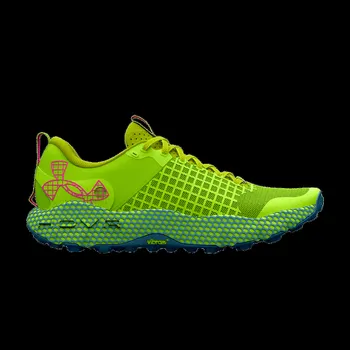 Кроссовки HOVR Ridge 'Lime Surge Rebel Pink', зеленый