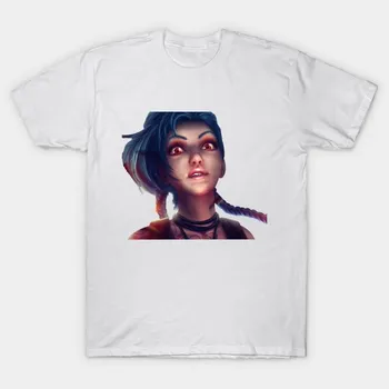 Футболка женская Jinx Harajuku Print Kawaii футболка летняя с коротким рукавом женская футболка топ футболка S