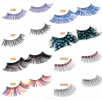 Planet Nails, Ресницы накладные Design (5 видов) Планет Нейлс, Ресницы накладные Design, 1 пара, M301