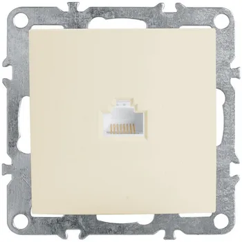 Розетка Ethernet RJ-45 (слоновая кость) Stekker Эрна 39325