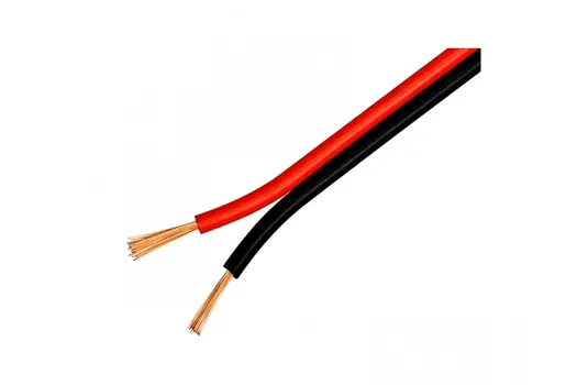 Акустический кабель NETKO, 2x1 мм, BC, 100 м, черный/красный (51869)