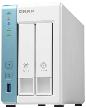 Сетевой RAID-накопитель QNAP TS-231P3-4G 2 отсека 3,5"/2,5", 1 GbE RJ-45, 2,5 GbE RJ-45, ARM Cortex-A15 Annapurna Labs AL-314 1,7 ГГц, 4 ГБ