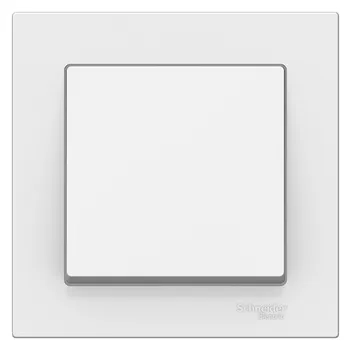 Выключатель Systeme Electric ATN000112 AtlasDesign, 1-клавишный, сх.1, 10АХ, в сборе, белый
