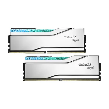Оперативная память G.Skill Trident Z5 Royal, 96 Гб (2х48), DDR5, 6400 МГц, F5-6400J3239F48GX2-TR5S, серебристый