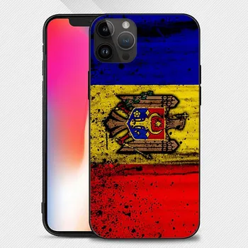 Чехол для телефона с флагом Молдовы iphone15 14 13 12 11 Pro Max Mini X 7 8, мягкий чехол iPhone12PROMAX