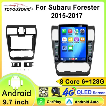 9,7-дюймовый 2-Din Android Carplay Stereo для Subaru Forester WRX STI Impreza XV Crosstrek Мультимедийный плеер Автомобильное радио GPS RDS BT Navi 4G 8 core 2GB+32GB